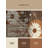 Machine Washable Parrilla Chamomile Scandinavian Clear Rug in Brown – Binding-1273626371