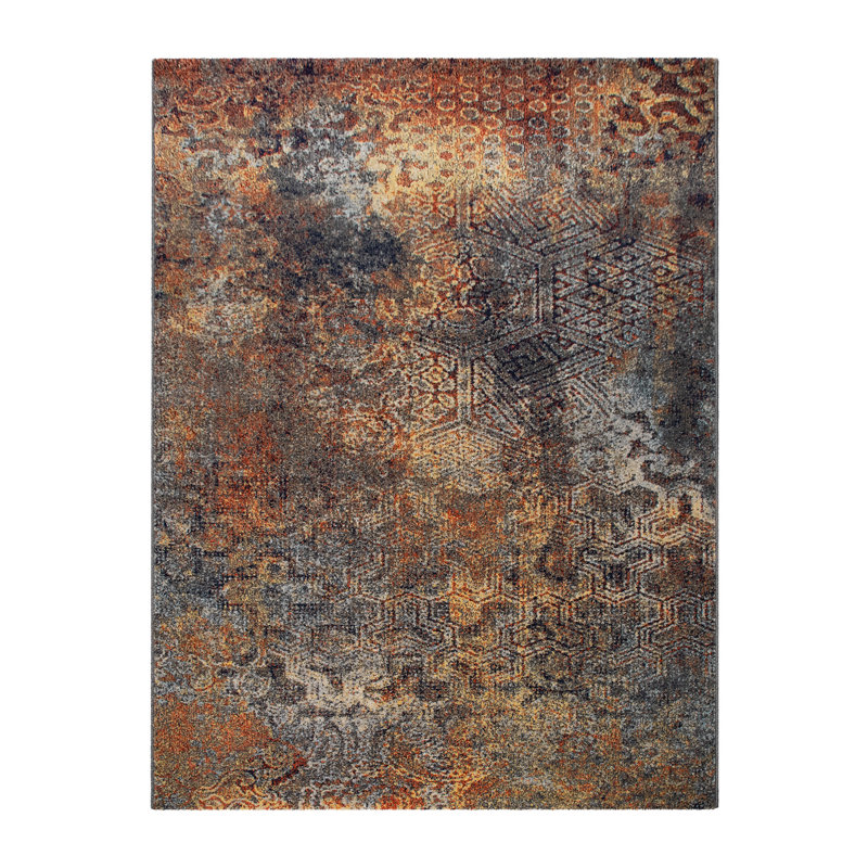 Krkur Abstract Indoor Rug, Rectangle 2' x 3'3"