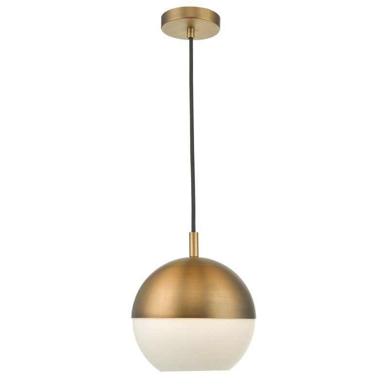 Rolando 1 - Light Sphere Pendant, Aged Brass