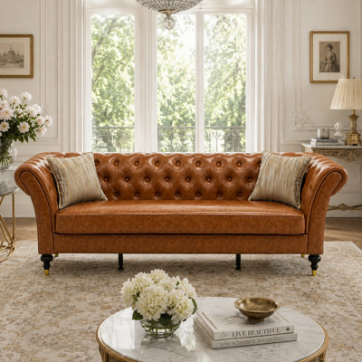 Upholstered 88.51 " Sofa