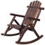 Chaise berçante en bois pour le porche (excluant la table)-50798521