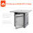 28" 50000 BTU Silver Outdoor Propane Gas Fire Pit Table