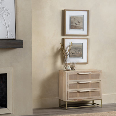 Alsup Cane 3 Drawer Accent Chest