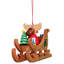 Christian Ulbricht Ornament - Moose In Sled