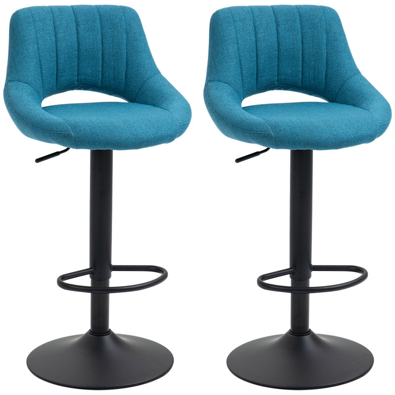 Tabouret de bar Brnadon, Bleu