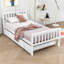 Structure de lit plateforme simple avec lit gigogne-48005261