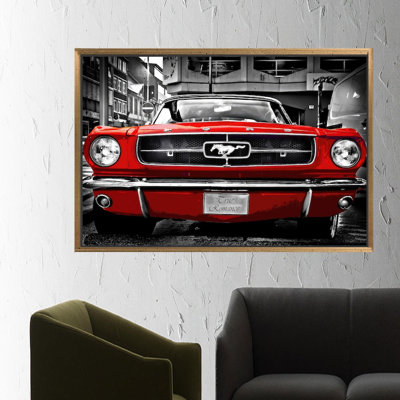 Ford Mustang Shelby Wall Art - Large Car Canvas for Home Decor & Wall Hanging