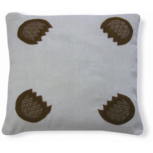 Embroidery Pamego Cotton Throw Pillow
