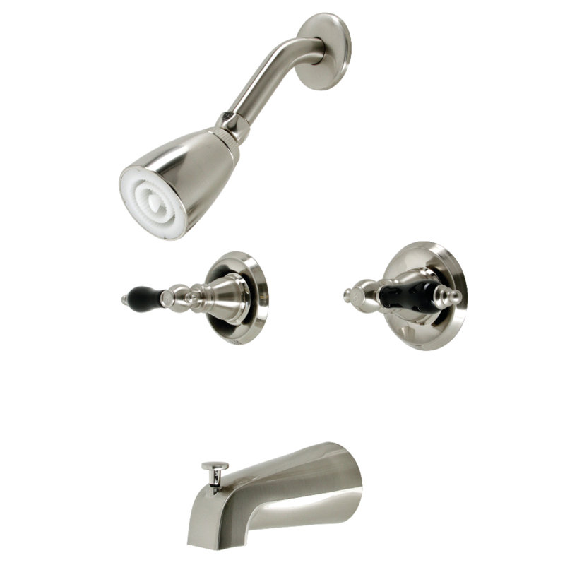 Robinet de baignoire et douche Duchess, Nickel brossé