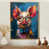 Gold Floater Framed Canvas