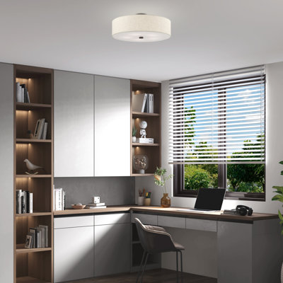 Bazilijus Fabric Semi Flush Mount