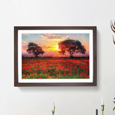 Poppy Meadow - Picture Frame Painting Print