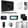 Bliss Steam Shower Control Package with iSteamX Control and Linear Steamhead in Black Polished Gold