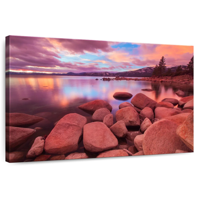 Alvord, teinte rose du lac Tahoe, H 26 po x l 39 po