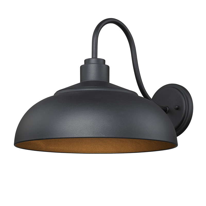 Leshae Aluminum Wall Light, Black