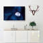Shadow Moon In Abstract - Wrapped Canvas-55341262