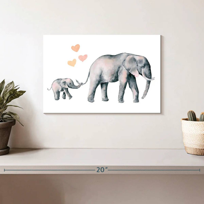 Mon amour d'éléphant, H 8 po x l 12 po