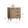 Baldwin 30'' Single Bathroom Vanity with Engineered Marble Top