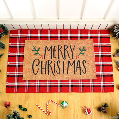 Paillasson 2 pièces Merry Christmas