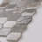 Rustic Beige Spire 12 in. x 12 in. Glossy Glass Mosaic Wall Tile
