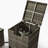 Rattan Fire Pit Table with Tank Holder