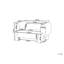2 Seater Fabric Sofa-672943433-672943438