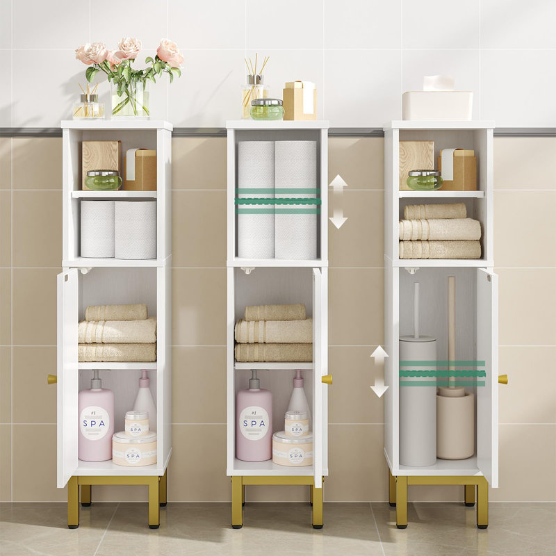 Armoire de rangement pour salle de bain, Blanc