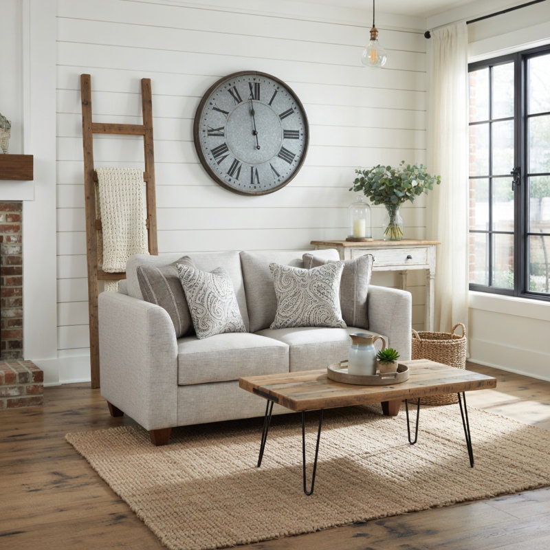 Homecoming Stone Loveseat , Beige Revolution Performance Fabrics®, Gray/Brown Polypropylene