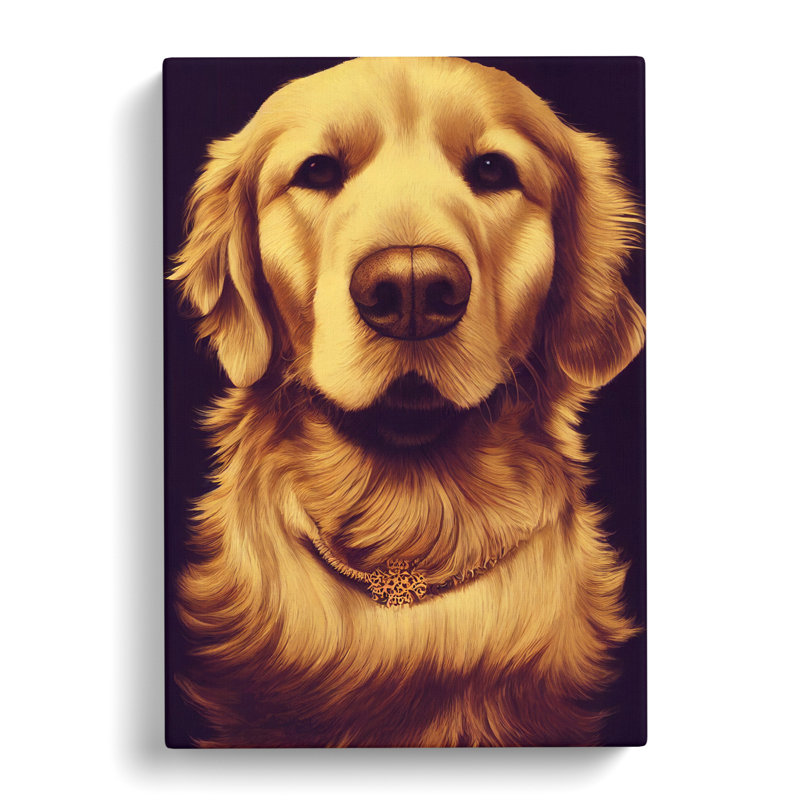 Golden Retriever Vol.1 - Wrapped Canvas, 60cm H x 40cm W x 3cm D