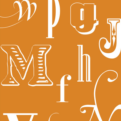 Fun With Letters II - Wrapped Canvas Print