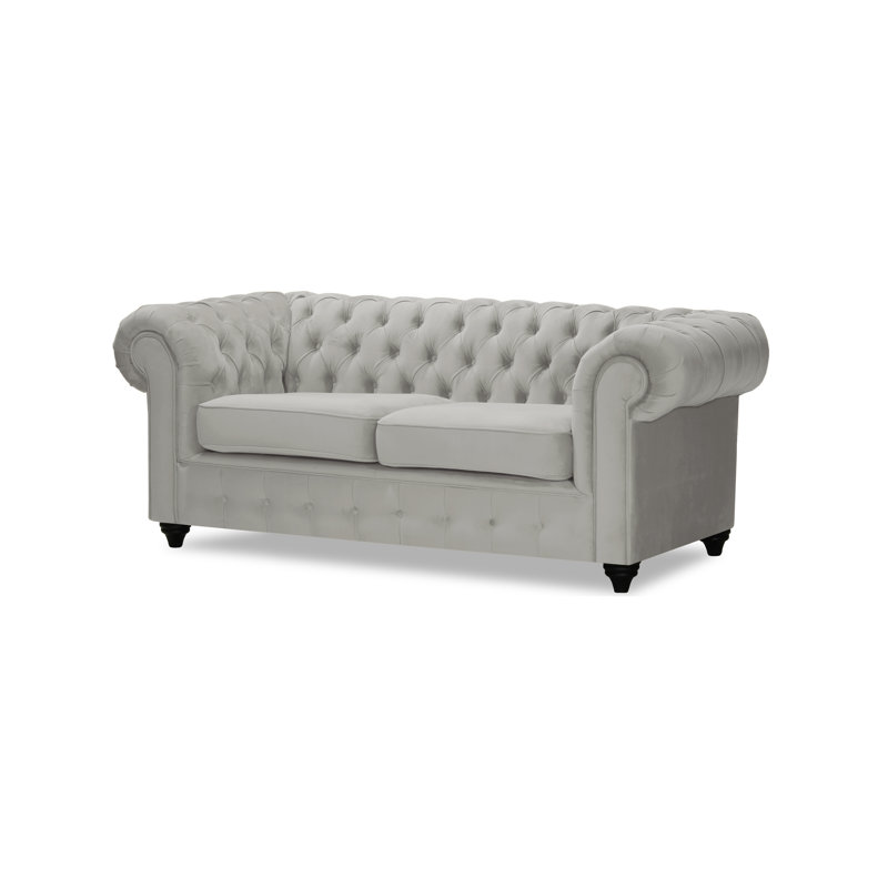 Alsey 3 Seater Sofa, 76" H x 192" W x 92" D, Light Grey