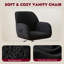 Chaise de bureau en velours Vanity Chair-129929496