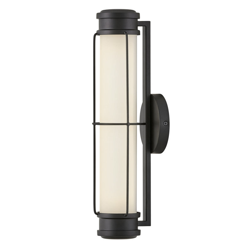 Petite applique DEL Saylor, Noir