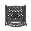 Cast Aluminium Swivel Bar Stool With Traditional Scrolled Arms