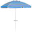 Mccracken 220cm Beach Parasol