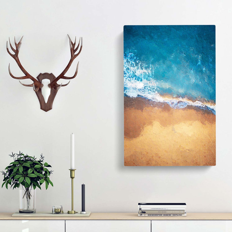 Alone upon the Beach - Wrapped Canvas, 60cm H x 40cm W x 3cm D