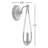 Monticello 1-Light Dimmable Bronze/Beige Candle Wall Light