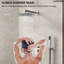  Système de douche à pluie haute pression 10 po, robinet de douche mural avec douchette-73468211-136324856