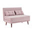 Visconti Full / Double 123cm Upholstered Futon And Mattress-721383420