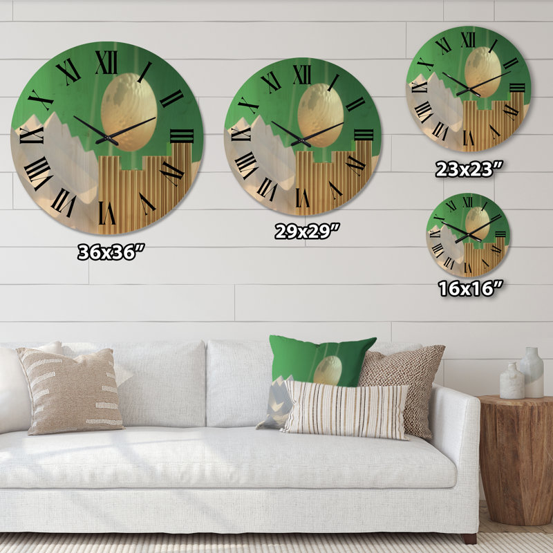 Philipsburg Solid Wood Wall Clock, Medium