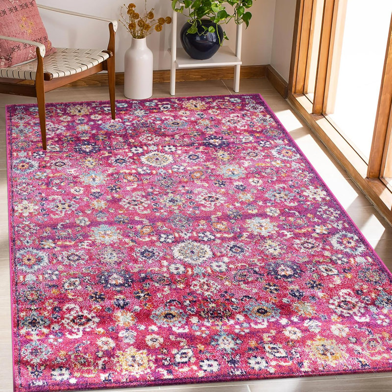 Soft Medium Pile Area Rugs Living Room Carpet Pad Oriental Vintage Rug Non Slip Entryway Rug 7663, Rectangle 200 x 290 cm