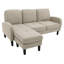 3 Seater Cotton Blend Sofa-231588277