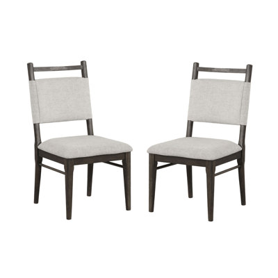 Mobilier de salle à manger moderne en noyer foncé 2 pièces