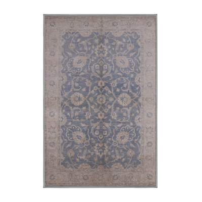 Tapis bleu / beige Libarid