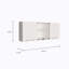 Armoire d'appoint 59 pouces blanche