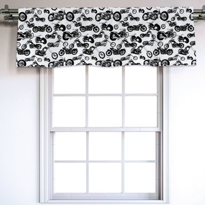 Sateen Ruffled Window Valance