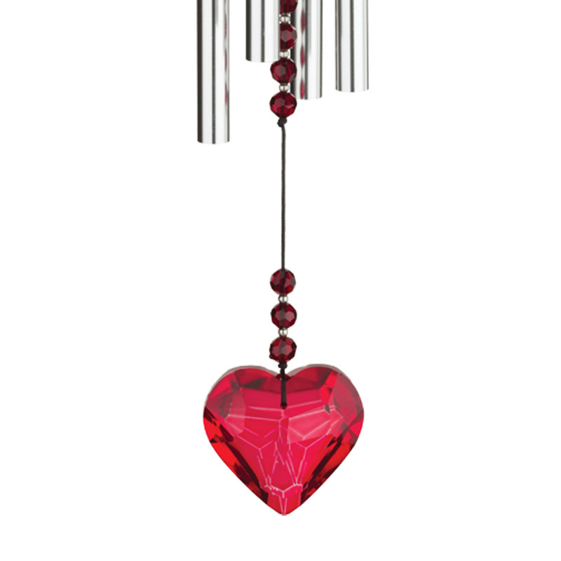 Carillon cristal - rouge