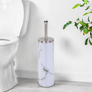 Brosse et support pour cuvette de toilette en métal Zahari Home