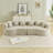 Compression Cloud Sectionals, 111.5 Inch Chenille Modern Sofa For Home
