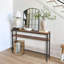 Console étroite, canapé de 47 pouces avec tablette ajustable, table longue à 2 niveaux-1101340926-1108479407